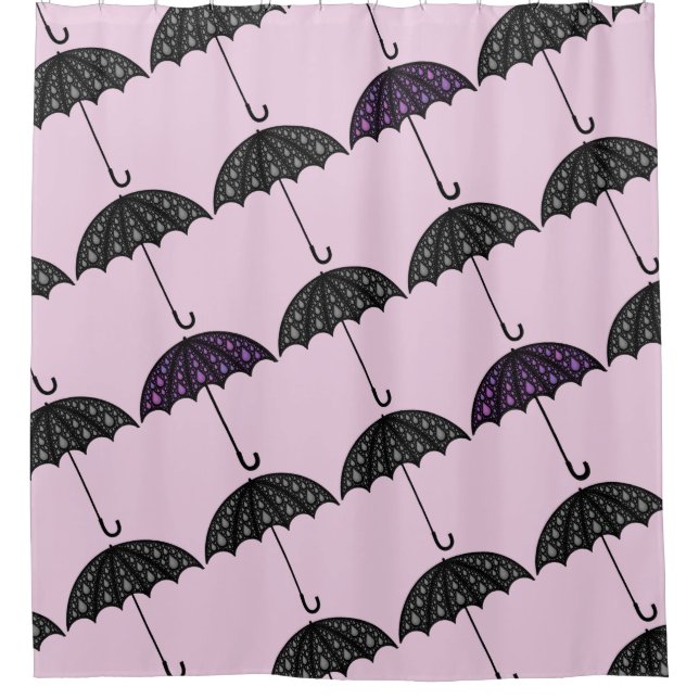 Umbrella Stylistic Grey Pink (Front)
