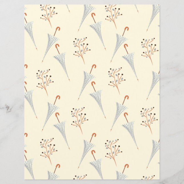 Umbrellas and Foliage  (Front)