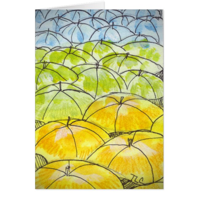 umbrellas in springtime (Front)