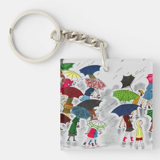 Umbrellas Keychain (Front)