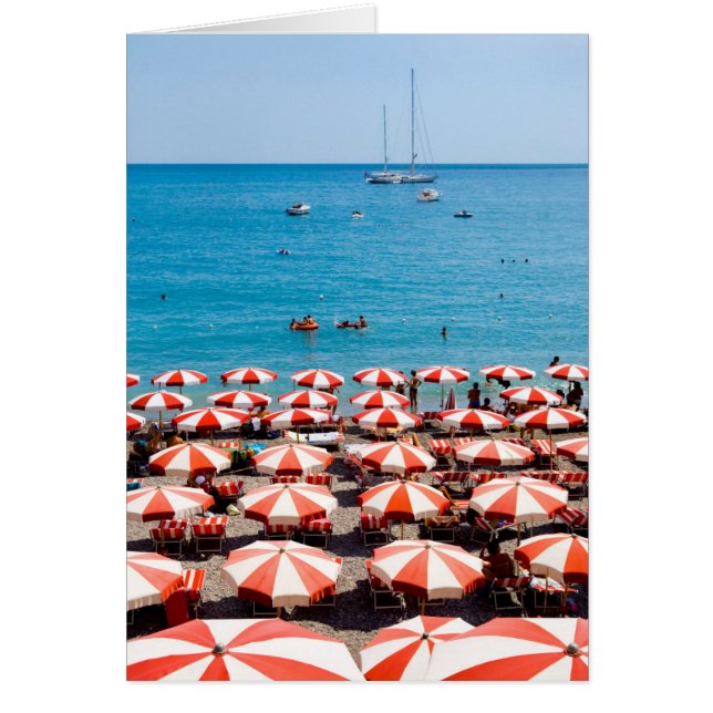 Umbrellas On Amalfitan Coast (Front)