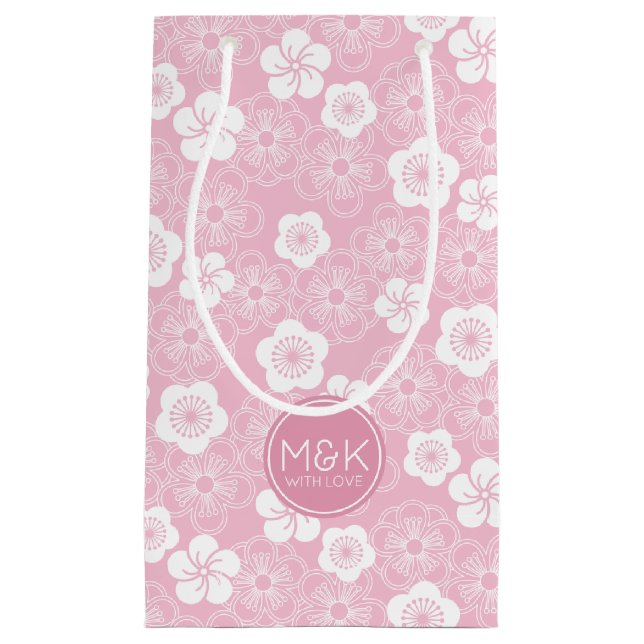UME | Japanese Plum Pattern Personalized GIft bag (Front)
