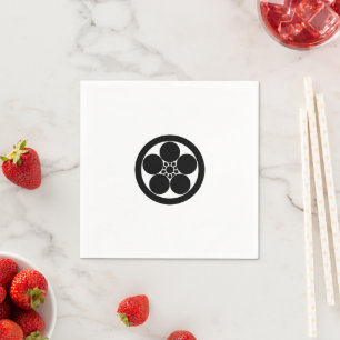 Umebachi-style plum blossom napkin