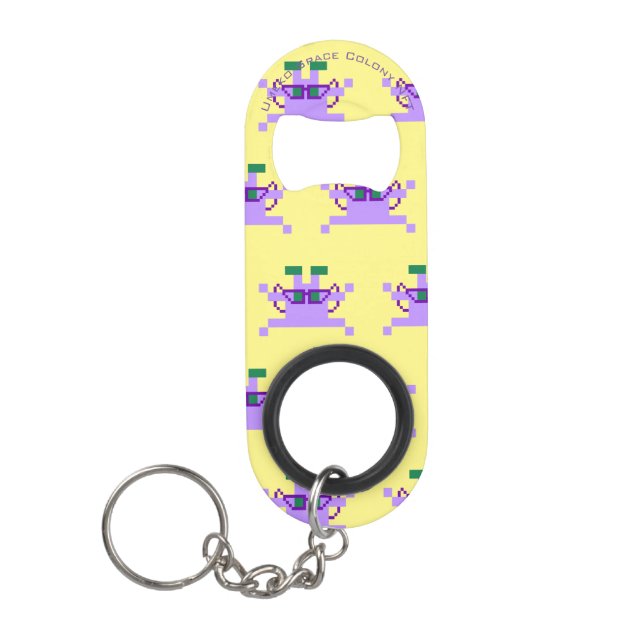 Umeko Space Colony NFT Friends of Saturn. Keychain Bottle Opener (Front)
