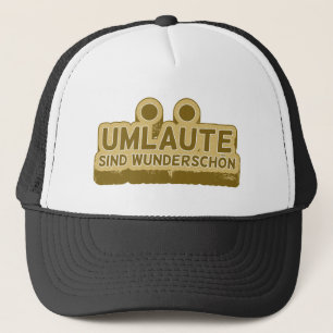 UMLAUT learning German language Trucker Hat