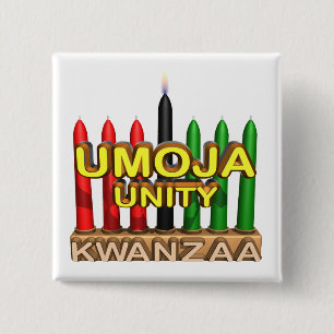 Umoja 2 Inch Square Button