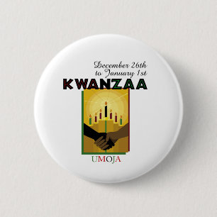 UMOJA - Unity 2 Inch Round Button