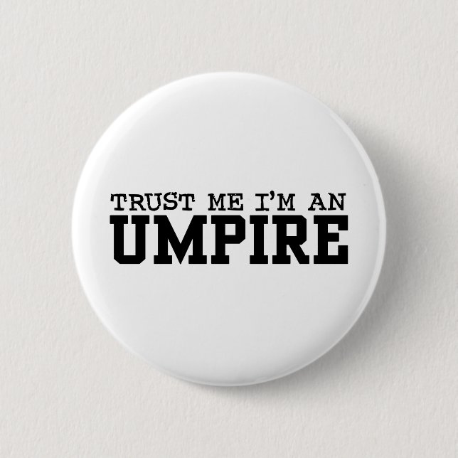Umpire 2 Inch Round Button (Front)
