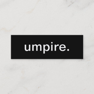 Umpire Business Card