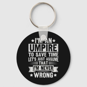 Umpire Funny Sketll Design For An Umpire Keychain