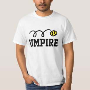 Umpire tennis t-shirt for men women and kids
