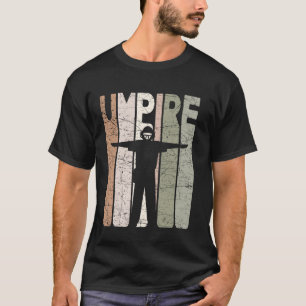 Umpire Vintage Baseball Umpire Retro T-Shirt