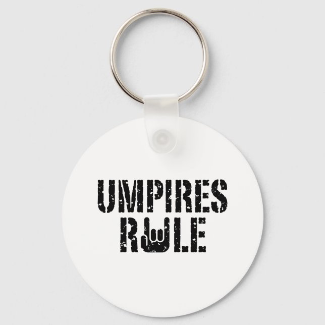 Umpires Rule Keychain (Front)