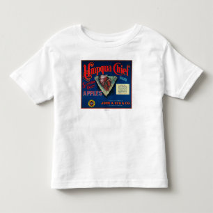 Umpqua Chief Apple Crate LabelSutherlin, OR Toddler T-shirt
