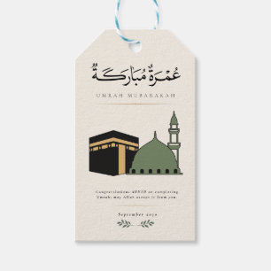 Umrah Mubarakah Personalized Gift Tags