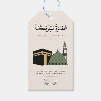 Umrah Mubarakah Personalized Gift Tags
