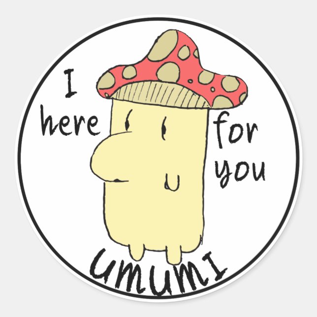 Umumi Shroom-Dood Sticker (Front)
