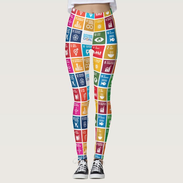 UN 17 Sustainable Development Goals Leggings (Front)