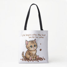 Un adorable Sac fourre-tout de Kitten Amateur De C