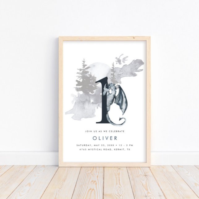 UN | Affiche de bienvenue d'anniversaire des Drago (Créateur téléchargé)