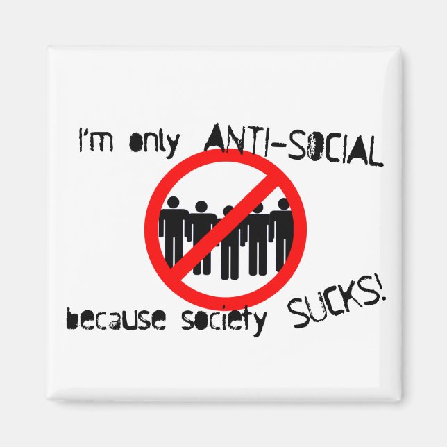 Un aimant anti-social (Devant)