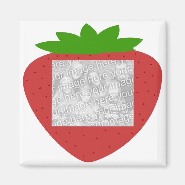 Un aimant modèle à fraise (Devant)