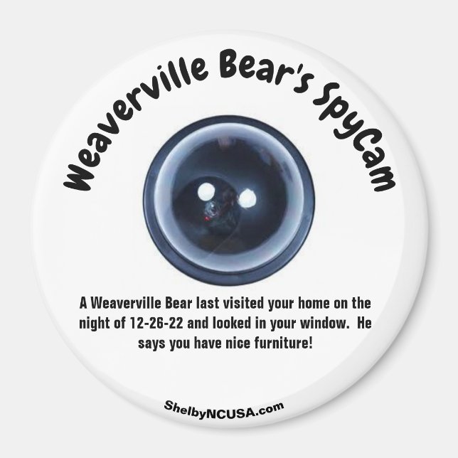 Un aimant SpyCam de Wearvillle Bear (Devant)