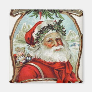 Un aimant Vintage Jolly Christmas