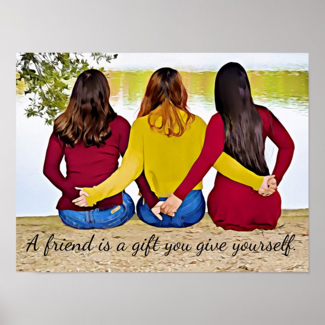 Un ami est un cadeau *** Affiche (Devant)