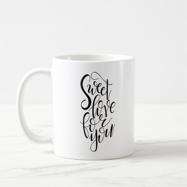 Un Amour Doux Pour Vous Mug (Gauche)