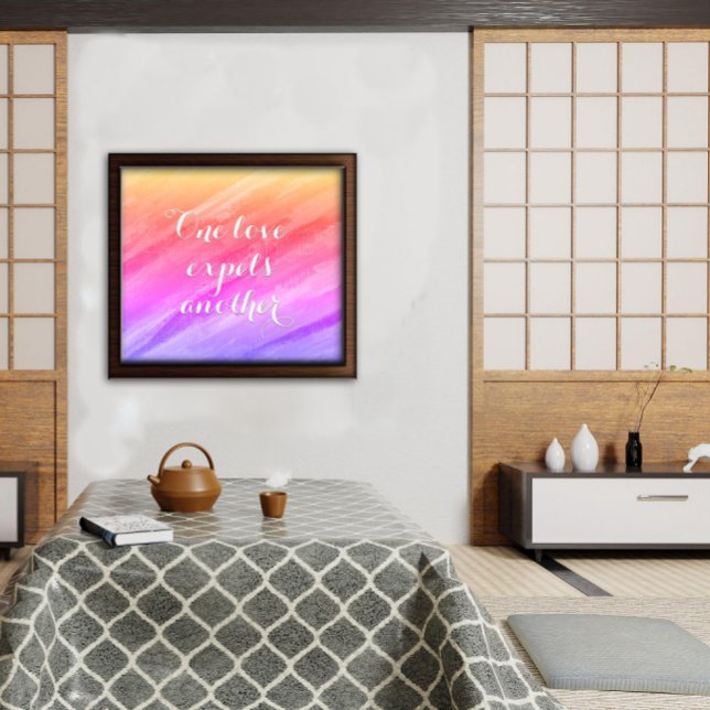 Un amour expulse une autre affiche d'encouragement (Créateur téléchargé)