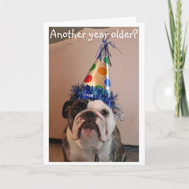 Un an de plus ? Carte d'anniversaire (Devant)
