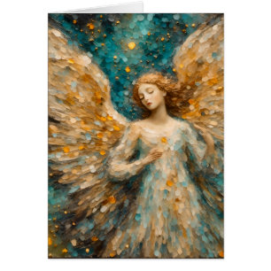 Un ange coloré Toutes les occasions Carte de voeux