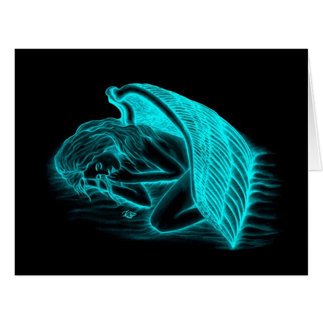 Un ange endormi (Devant horizontal)