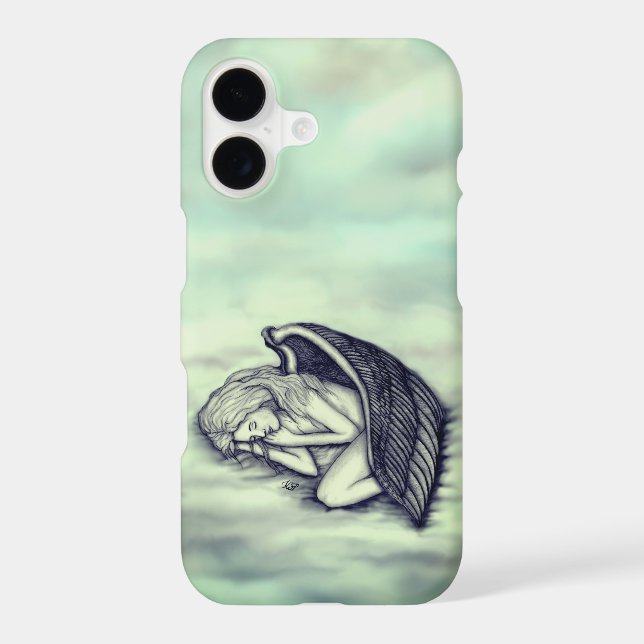 Un Ange endormi sur les nuages des cieux (Verso)