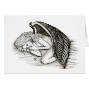 Un Angel endormi, noir et blanc
