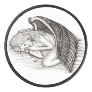Un Angel endormi, noir et blanc