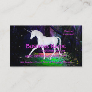 Un aperçu d'une licorne - cartes de visite