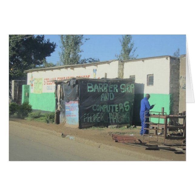 Un arrêt de shopping (Devant Horizontal)