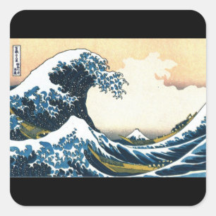 Un autocollant d'art raffiné, Hokusai, La Grande 