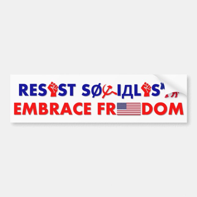 Un autocollant de pare-chocs patriotique pour prom (Devant)