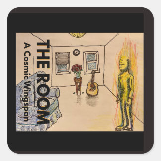 Un autocollant "The Room" de A Cosmic Wingspan