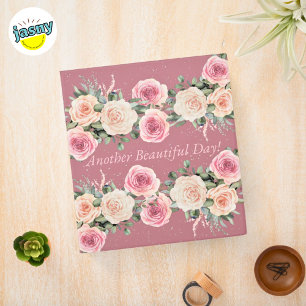 Un autre beau jour Floral Roses 3 anneau Classeur