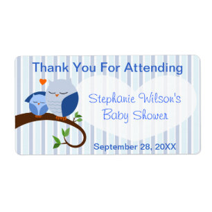 Un Baby shower Chouette Hoot  Garçon Favoriser Éti