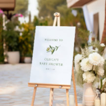 Un Baby shower minimaliste Un Peu Olive