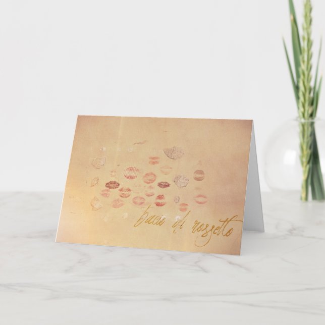 UN BACIO PER FIRENZE Greeting Card (Front)