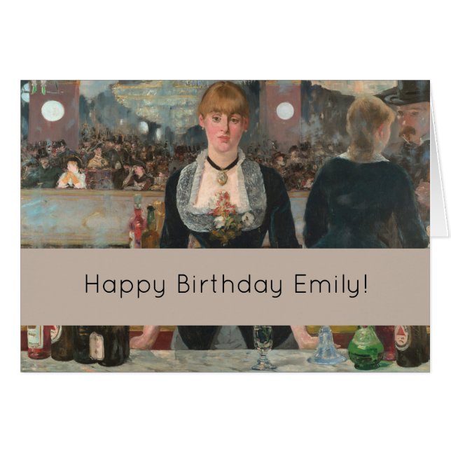 Un bar aux Folies-Bergère Edouard Manet (Devant horizontal)