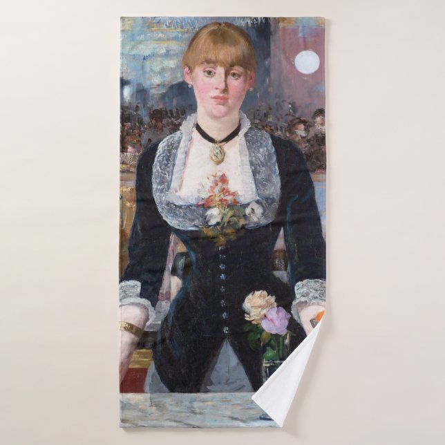 Un bar aux Folies-Bergere, Manet (Serviette de bain)
