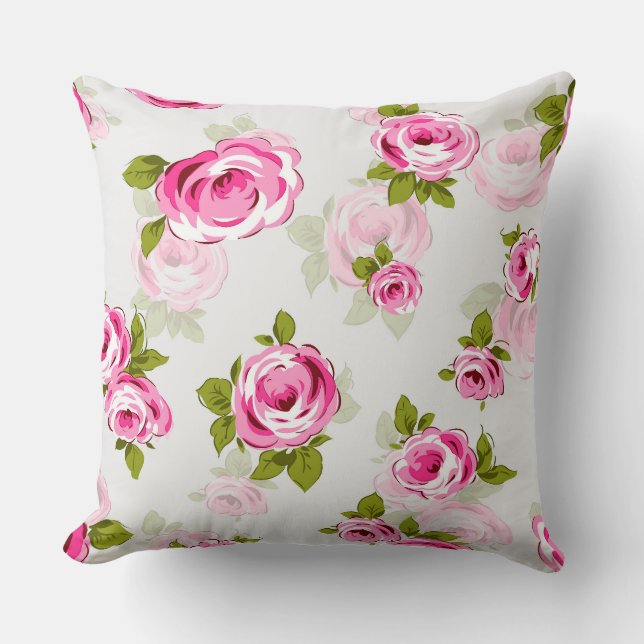 Un beau Coussin fleuri design...... (Recto)