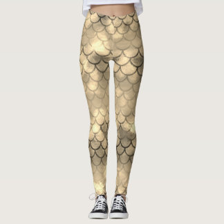 Un beau spectre de couleurs sirènes leggings